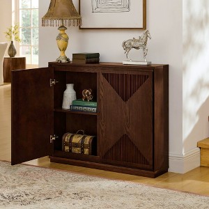 KTMBDW Sideboard Buffet with Storage, 39" Buffet Sideboard Cabinet with Shelves, Accent Storage Cabinet for Living Room - 1 of 4