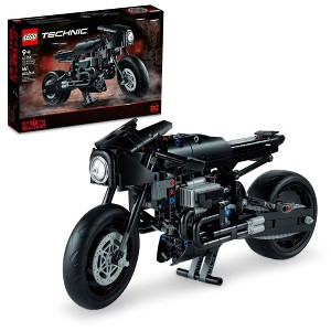 LEGO Technic The Batman – BATCYCLE Set 42155, Collectible Toy Motorcycle, Scale Model Building Kit of The Iconic Super Hero Bike from 2022 Movie - 1 of 4