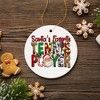 Santa’s Favorite Tennis Player Christmas Ornament| OrnamentallyYou - 4 of 4