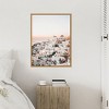 Amanti Art Dreamy Sunset Oia Santorini by Bella Eve Canvas Wall Art Print Framed - 3 of 4