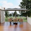 15ft Large Patio Umbrella，Rectangular Patio Umbrella with Crank Handle, UV Protection for Outdoor Market, Backyard, Pool - 3 of 4