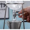 Nispira Iced Coffee Cold Brew Drip Coffee Maker Stainless Steal Silver, 400mL, Borosilicate Glass - 4 of 4