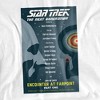 Star Trek Tng Season 1 Episode 1 Adult T-Shirt White - 2 of 4