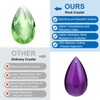Unique Bargains Crystal Pendants Teardrop Beads for DIY Lamp Arts Crafts Decoration 6 Pcs - 3 of 4