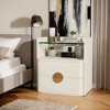 Hommoo 2-Drawer Nightstand with Open Storage - 4 of 4