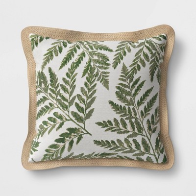 Outdoor Throw Pillow Fern - Threshold 