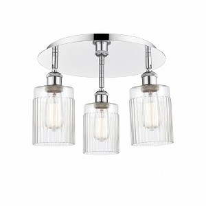 Hadley - 3 Light Flush Mount In Art Deco Style-9.5 Inches Tall and 16.25 Inches Wide - 1 of 1