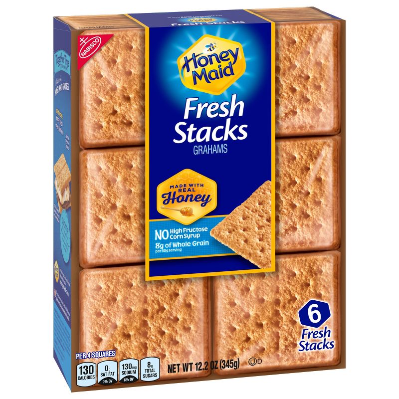 Honey Maid Fresh Stacks Honey Graham Crackers - 12.2oz/6ct, 3 of 12