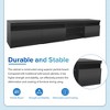 Sapphtopaz TV Stand for TVs Up to 105" Entertainment Center with 2 Glass Shelves and 3 Storage Cabinet TV Console with LED for Living Room - 3 of 4