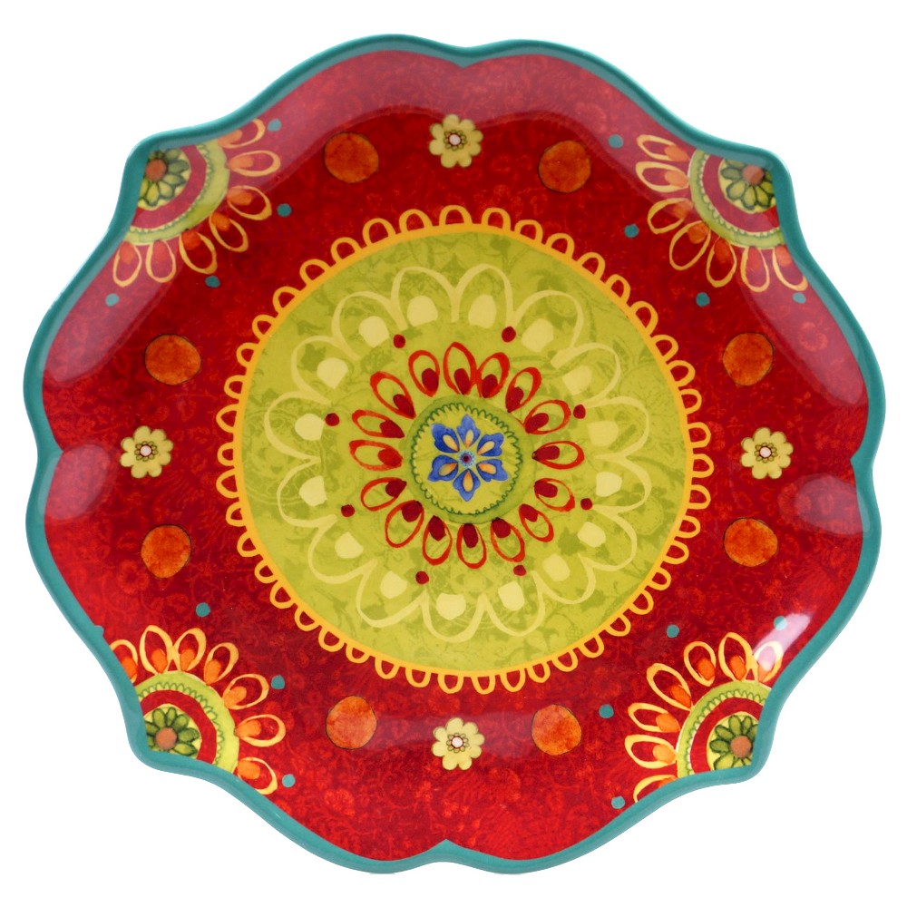 Photos - Serving Pieces Certified International Tunisian Sunset Round Platter  (13.25")