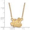Black Bow Jewelry 14k Yellow Gold Plated Sterling Silver Old Dominion Monarchs NCAA Necklace 18 Inch - 2 of 4