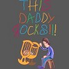 Adult Design By Humans Cute This Daddy Rocks The Baby By walrusindsutries Sweatshirt - 2 of 2