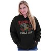 Christmas Rudolph Xmas World Tour Hoodie Sweatshirt Women Men Brisco Brands - 3 of 4