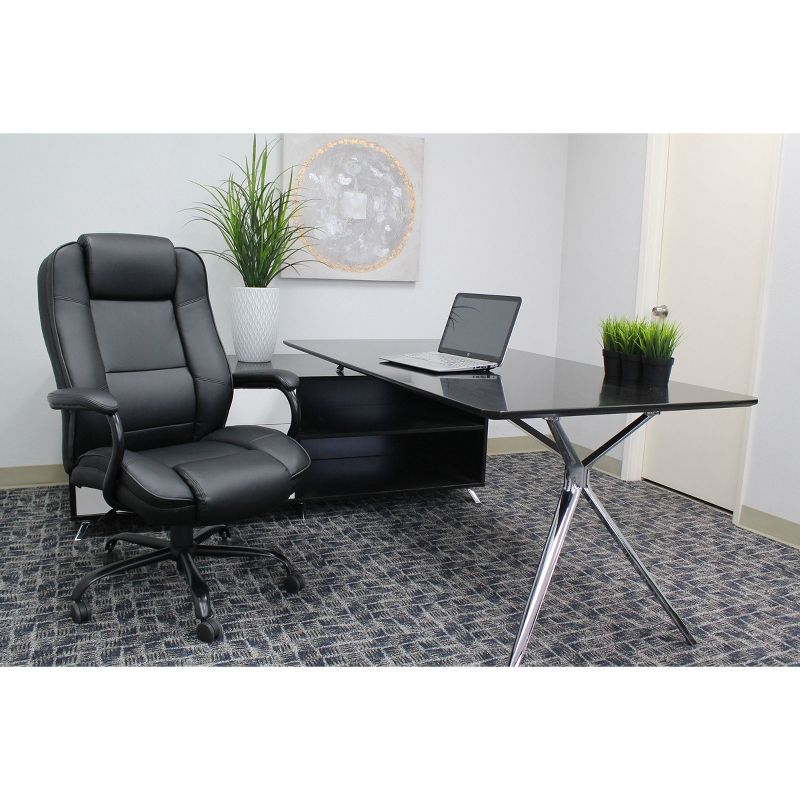 Heavy Duty Executive Chair Dark - Boss Office Products, 3 of 14