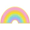 Blue Panda 48 Pack Rainbow Disposable Paper Plates for Kids Birthday Party 10 x 5.5 Inches - 4 of 4