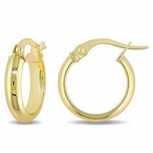 EVERLY JEWELRY | 10k Yellow Gold Hoop Earrings - 1 of 4