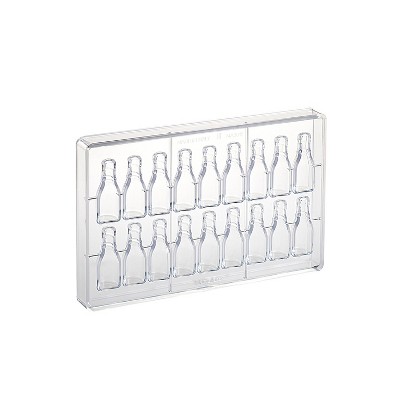 Martellato MA3011 Chocolate Mold with 18 Half-Wine-Bottle Cavities