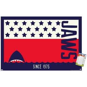 Trends International Jaws - Stars and Stripes Unframed Wall Poster Prints - 1 of 4