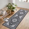 Area Rugs - Ultra-Thin Washble Rug, Stain Resistant Anti Slip Backing Rugs for Living Room,Bedroom, Vintage Home Decor Area Rug - 4 of 4