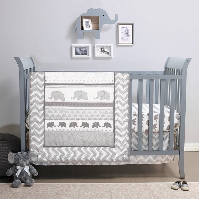 target elephant crib bedding