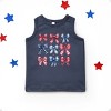 The Juniper Shop Coquette Bow Chart Stars And Stripes Toddler Tank - 2 of 4