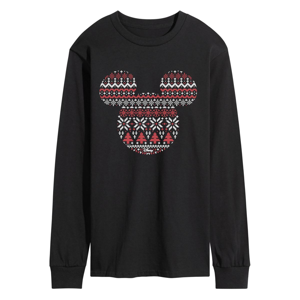 Men's - Disney - Sweater Mickey Ears Long Sleeve Graphic T-Shirt