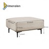 36" Wide Upholstered Ottoman For Living Room - 3 of 4