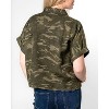 Women's Camo Cropped Shirt - Giftcraft - 2 of 3
