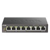 D-Link 8-Port Gigabit PoE+ Unmanaged Switch, 4x PoE+ Ports (60W Total PoE Budget) (DGS-1008P) - 3 of 4