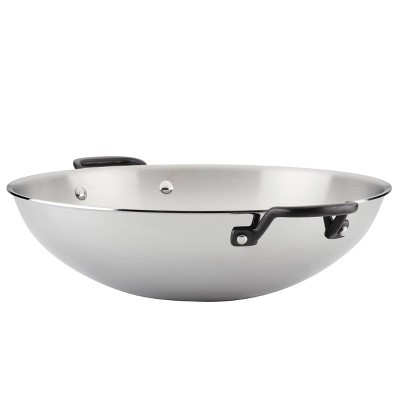 KitchenAid 15-Inch Stainless Steel Induction Wok with Handles