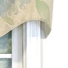 Linen Floral Regal 3" Rod Pocket Window Valance 50" x 17" Natural by RLF Home - 2 of 3