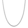 Black Bow Jewelry 3mm, Sterling Silver Round Solid Spiga Chain Necklace - 3 of 4