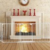 Fireplace Fence Safety Fence Hearth Gate BBQ Metal Fire Gate Pet White - image 2 of 4
