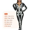 Joyfy  Halloween Skeleton Costume for Women Glow in the Dark Bodysuit for Adult Halloween Costume Cosplay Party - 3 of 4