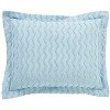 Twin Isabella Comforter 100% Cotton Tufted Chenille Comforter Set Blue - Better Trends - 4 of 4