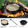 Great Northern Popcorn Campfire Popcorn Popper with 19.5"Extended Handle - Black - 4 of 4