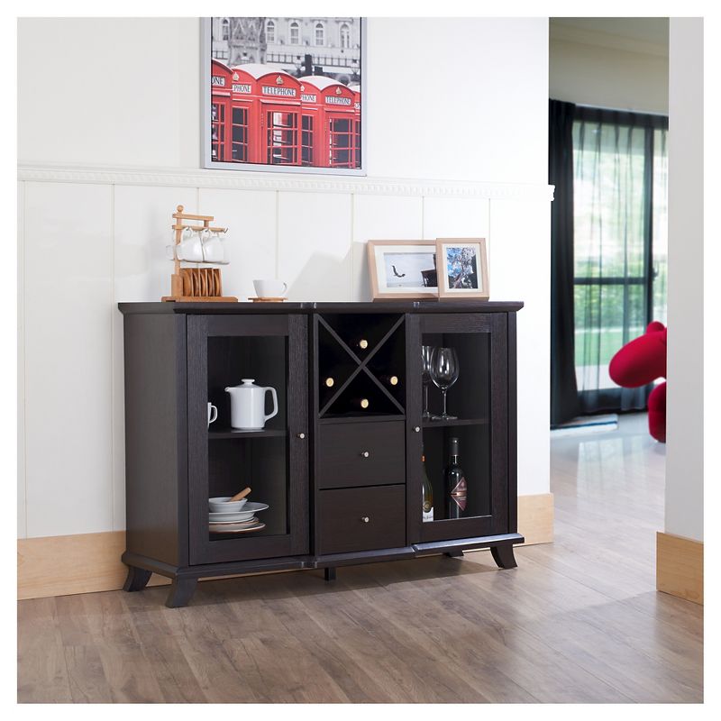 Antonette Transitional Multi-Storage Dining Buffet Cappuccino - HOMES: Inside + Out, 3 of 9