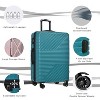3 Pieces Luggage Sets Travel Suitcase with Double Spinner 8 Wheels TSA Lock Silent-Running Lightweight Hardshell Suitcase 20'' 24'' 28'' - 2 of 4