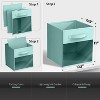 Sorbus 11 Inch Collapsible Fabric Storage Bin with Clear Window - for Organizing Clothes, Toys, Books, Shelves, Closets & more - 3 of 4