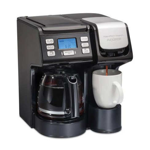 Hamilton Beach 49980a Single Serve Coffee Brewer And Full Pot Coffee - Black/Silver