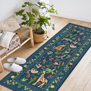 Fulvari Rug,Washable Animal Living Room Rug with Non Slip Design,Soft Low Pile Large Carpet for Bedroom,Dining Room, Farmhouse, Playroom - 1 of 4