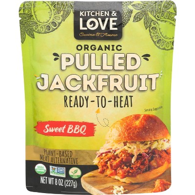 Kitchen And Love Meal Jackfruit Sweet Bbq - Pack Of 6 - 8 Oz : Target