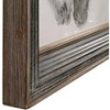 Uttermost Custom Black and White Horses 31 1/2" Square Framed Wall Art - 3 of 3
