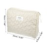 Unique Bargains Women's Portable Heart Makeup Bag 2 Pcs - 2 of 4