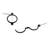 Calabria 2945R Monocle Fold Reading Glasses&Silver Chain Necklace - 3 of 4