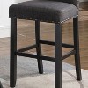 CAVINAS Bar Stools Set of 2, Upholstered Counter Height Bar Chair with Wood Frame for Bar, Kitchen, Dining Room - 3 of 4