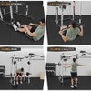 2000 Lbs Power Cage for Home Gym with Cable Cross-Over System, LAT Pull Down Workout Strength Training Weight Cage for Multiple Functions, Exercise - 3 of 4