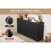 Jojoka Dresser for Bedroom,12 Drawer Dressers & Chests of Drawers, Wood Storage Drawer Dresser with Power Outlet - 4 of 4