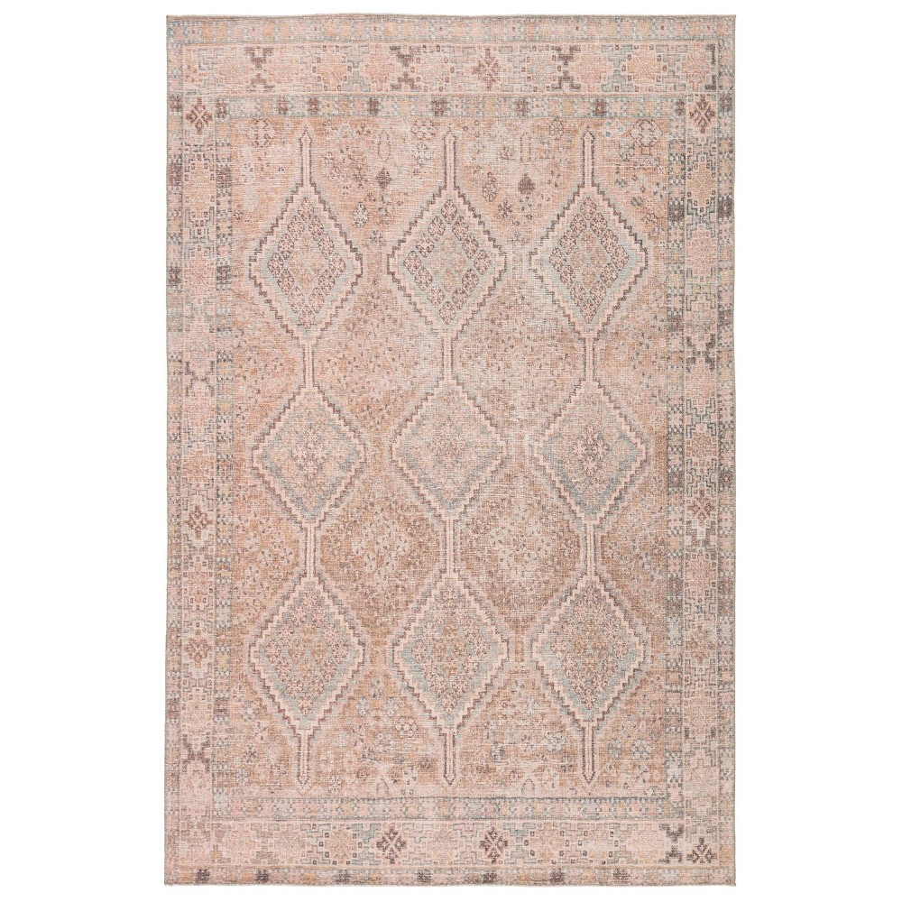 Photos - Area Rug 2'6"x7'6" Marquesa Trellis Runner Rug Light Pink/Blue - Jaipur Living