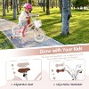Safstar 14 Inch Toddler Bikes w/Training Wheels, Handbrake & Coaster Brake, Fully Enclosed Chain, Adjustable Handlebar & Seat, Girls Boys Bike 3-8 - 3 of 4
